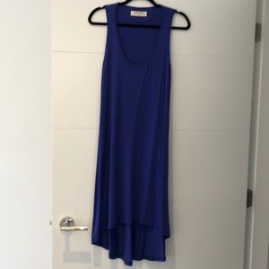 Nicole Bridger purple dress